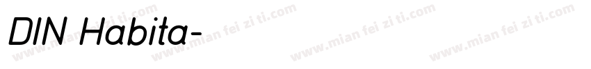DIN Habita字体转换
